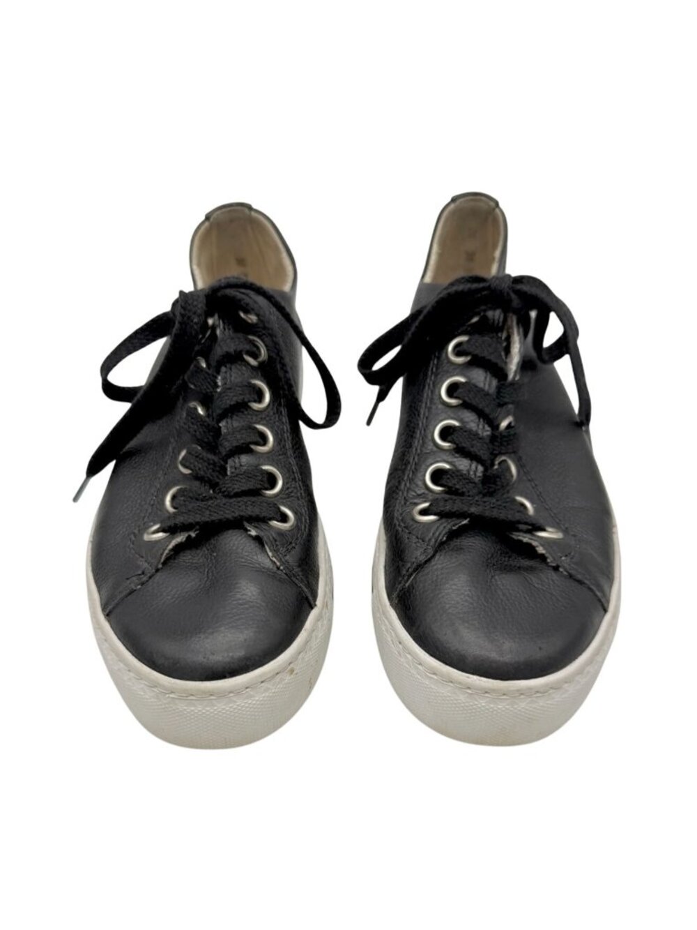 Paul Green Hadley Platform Sneaker Black - Size 8